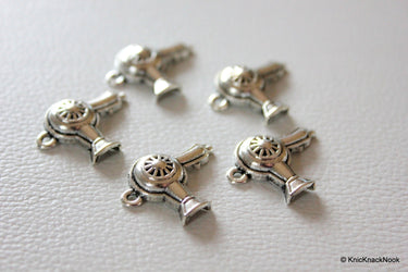 5 x Zinc Alloy Hair Dryer/ Air Blower Pendants / Charms